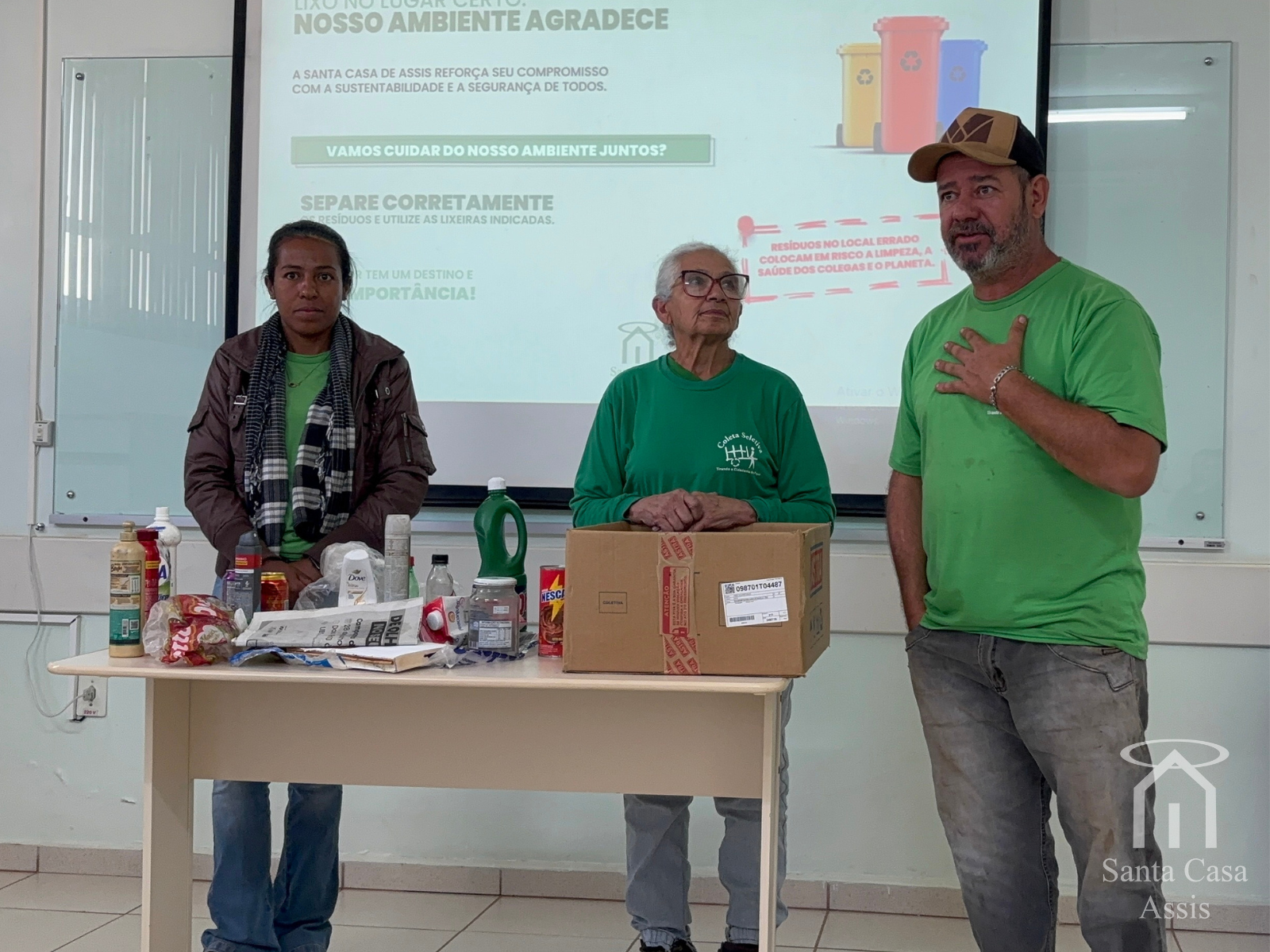 AME Assis promove palestra sobre gerenciamento de resíduos e lança campanha de sustentabilidade