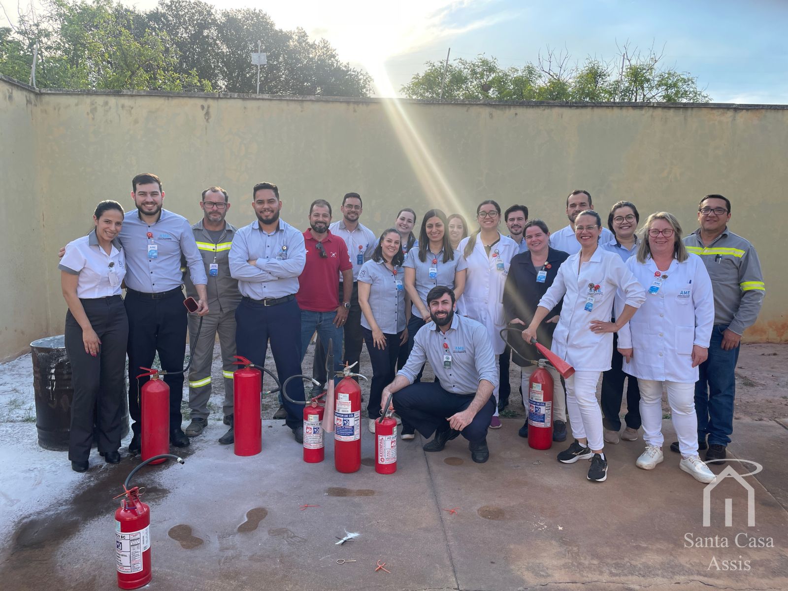 AME Assis realiza Treinamento de Brigada de Incêndio e reforça cultura de segurança.
